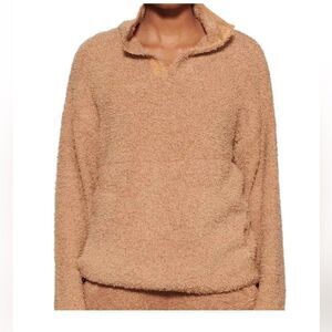 Skims cozy teddy pullover